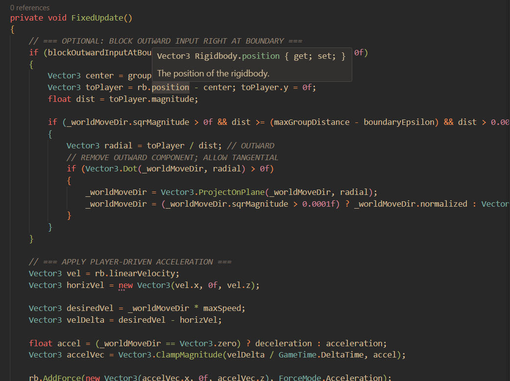 Player Script Snippet 2